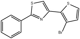 4-(3-BROMO-2-THIENYL)-2-PHENYL-1,3-THIAZOLE Struktur