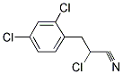 2-CHLORO-3-(2,4-DICHLOROPHENYL)PROPANENITRILE Struktur