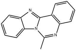 6-METHYL[1,3]BENZIMIDAZO[1,2-C]QUINAZOLINE Struktur