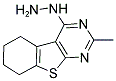 4-HYDRAZINO-2-METHYL-5,6,7,8-TETRAHYDRO[1]BENZOTHIENO[2,3-D]PYRIMIDINE Struktur