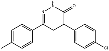 4-(4-CHLOROPHENYL)-6-(4-METHYLPHENYL)-4,5-DIHYDRO-3(2H)-PYRIDAZINONE Struktur