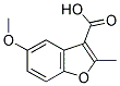 5-METHOXY-2-METHYL-BENZOFURAN-3-CARBOXYLIC ACID Struktur