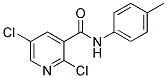 N3-(4-METHYLPHENYL)-2,5-DICHLORONICOTINAMIDE Struktur