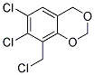 6,7-DICHLORO-8-(CHLOROMETHYL)-4H-1,3-BENZODIOXINE Struktur