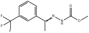 METHYL 2-(1-[3-(TRIFLUOROMETHYL)PHENYL]ETHYLIDENE)-1-HYDRAZINECARBOXYLATE Struktur