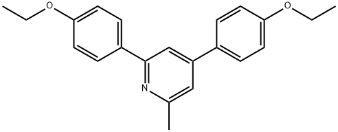 2,4-BIS(4-ETHOXYPHENYL)-6-METHYLPYRIDINE Struktur