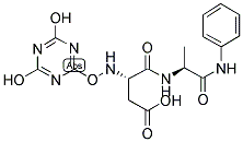 N-(2,4-DICHLORO-1,3,5-TRIAZINYL)-ASP-ALA-ANILIDE Struktur