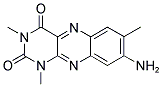 8-AMINO-1,3,7-TRIMETHYL-1H-BENZO[G]PTERIDINE-2,4-DIONE Struktur