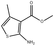 METHYL 2-AMINO-4-METHYL-3-THIOPHENE CARBOXYLATE Struktur