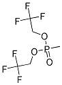 BIS(TRIFLUOROETHYL) METHYLPHOSPHONATE Struktur