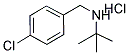 N-(4-CHLOROBENZYL)-2-METHYLPROPAN-2-AMINE HYDROCHLORIDE Struktur