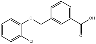 3-(2-CHLORO-PHENOXYMETHYL)-BENZOIC ACID Struktur