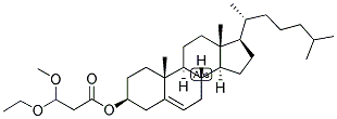 5-CHOLESTEN-3BETA-OL 3-(2-2-METHOXYETHOXY)-ETHYLCARBONATE Struktur