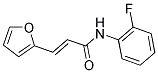 N-(2-FLUORO-PHENYL)-3-FURAN-2-YL-ACRYLAMIDE Struktur