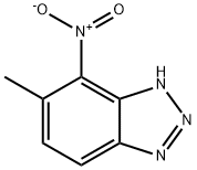 5-METHYL-4-NITRO-1H-1,2,3-BENZOTRIAZOLE Struktur