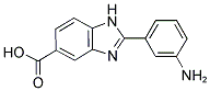 2-(3-AMINO-PHENYL)-1H-BENZOIMIDAZOLE-5-CARBOXYLIC ACID Struktur