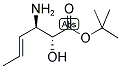 (2R,3R)-1,1-DIMETHYLETHYL 3-AMINO-2-HYDROXY-4-HEXENOATE Struktur