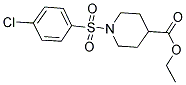 ETHYL 1-[(4-CHLOROPHENYL)SULFONYL]-4-PIPERIDINECARBOXYLATE Struktur