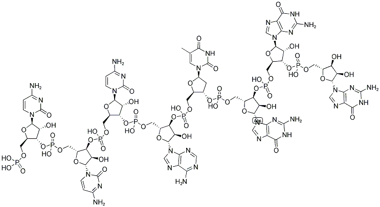 CCCATGGG, 5'-PHOSPHORYLATED Struktur