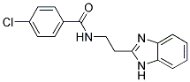 N-[2-(1H-BENZIMIDAZOL-2-YL)ETHYL]-4-CHLOROBENZAMIDE Struktur