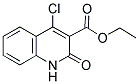 4-CHLORO-2-OXO-1,2-DIHYDRO-QUINOLINE-3-CARBOXYLIC ACID ETHYL ESTER Struktur