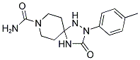 2-(4-METHYLPHENYL)-3-OXO-1,2,4,8-TETRAAZASPIRO[4.5]DECANE-8-CARBOXAMIDE Struktur