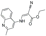 ETHYL 2-NITRILO-3-((2-METHYL(4-QUINOLYL))AMINO)PROP-2-ENOATE