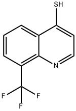 4-MERCAPTO-8-(TRIFLUOROMETHYL)QUINOLINE Struktur