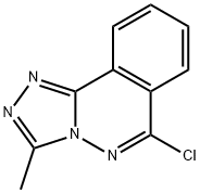 6-CHLORO-3-METHYL-[1,2,4]TRIAZOLO[3,4-A]-PHTHALAZINE Struktur