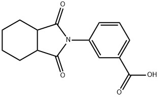 3-(1,3-DIOXO-OCTAHYDRO-ISOINDOL-2-YL)-BENZOIC ACID Structure