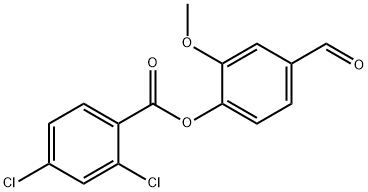 4-FORMYL-2-METHOXYPHENYL 2,4-DICHLOROBENZOATE price.