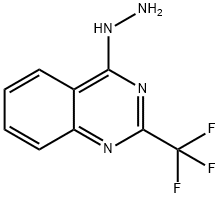 4-HYDRAZINO-2-(TRIFLUOROMETHYL)QUINAZOLINE Struktur