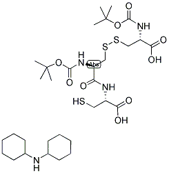 BOC-CYSTINE-CYS DCHA SALT Struktur