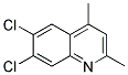 6,7-DICHLORO-2,4-DIMETHYLQUINOLINE Struktur