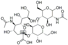 3'-BETA-SIALYL-N-ACETYLLACTOSAMINE Struktur