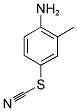 4-AMINO-3-METHYLPHENYL THIOCYANATE Struktur