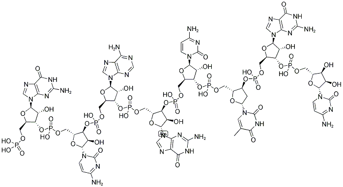 GCAGCTGC, 5'-PHOSPHORYLATED Struktur