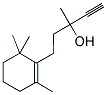 3-METHYL-5-(2,6,6-TRIMETHYL-CYCLOHEX-1-ENYL)-PENT-1-YN-3-OL Struktur