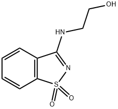 2-(1,1-DIOXO-1H-1LAMBDA6-BENZO[D]ISOTHIAZOL-3-YLAMINO)-ETHANOL Struktur