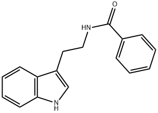 N-(2-インドール-3-イルエチル)ベンズアミド 化學(xué)構(gòu)造式