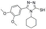 4-CYCLOHEXYL-5-(3,4-DIMETHOXY-PHENYL)-4H-[1,2,4]TRIAZOLE-3-THIOL Struktur