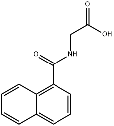 (1-NAPHTHOYLAMINO)ACETIC ACID Struktur