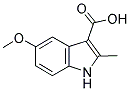 5-METHOXY-2-METHYLINDOLE-3-CARBOXYLIC ACID Struktur