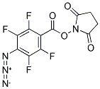 N-SUCCINIMIDYL 4-AZIDO-2,3,5,6-TETRAFLUOROBENZOATE Struktur