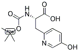 (S)-2-TERT-BUTOXYCARBONYLAMINO-3-(5-HYDROXY-PYRIDIN-2-YL)-PROPIONIC ACID Struktur