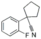 1-(2-FLUOROPHENYL)CYCLOPENTANECARBONITRILE Struktur