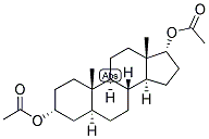 5-ALPHA-ANDROSTAN-3-ALPHA, 17-ALPHA-DIOL DIACETATE Struktur