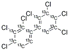 13C12-2,2',3,3',4,4',5-HEPTACHLOROBIPHENYL Struktur