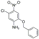 2-BENZYLOXY-5-CHLORO-4-NITRO-PHENYLAMINE Struktur