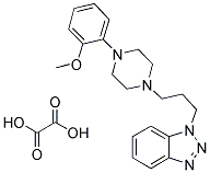 4-[3-(BENZOTRIAZOL-1-YL)PROPYL]-1-(2-METHOXYPHENYL)PIPERAZINE OXALATE Struktur